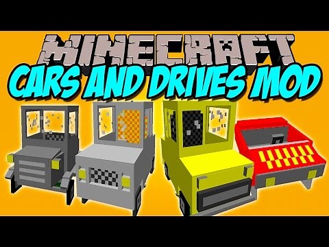 CARS AND DRIVES MOD - Autos de ultima generacion!!! - Minecraft mod 1.7.2, 1.7.10 y 1.8 Review