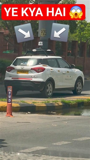 i found the Google Map Car in delhi 🚗 📷