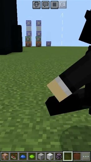 Mario 2d camera test #minecraft #experiment #gaming #mascot #human #commandblock