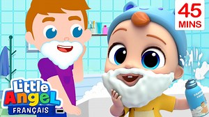 Papa est le héros de Bébé Louis dans cette comptine pour les enfants. Bébé Louis, Léa et Léo veulent faire tout comme papa. Une comptine pour enfants amusante suivie d’une compilation de comptines sur la vie en famille. On apprend et on s’amuse avec les comptines éducatives #littleangelfrancais​ #comptines​ #bébélouis | Little Angel - Français