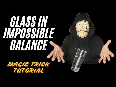 GLASS IN IMPOSSIBLE BALANCE 🪄 Magic Trick Tutorial
