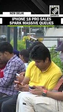 Massive queue awaits iPhone 18 Pro and iPhone 18 Pro Max’s official sale in Delhi
