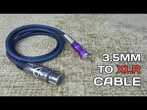 Make 3.5mm to XLR Cable