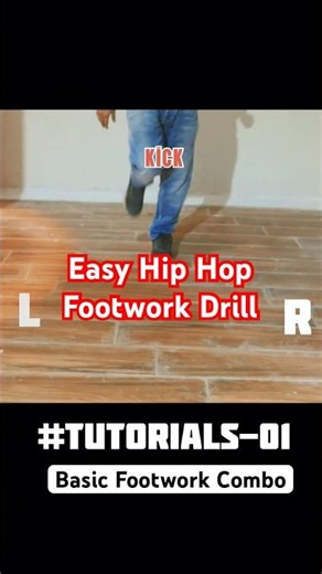 Hip Hop Basic Dance Footwork Combo | Dance Tutorials #trending #viral #dance #shorts