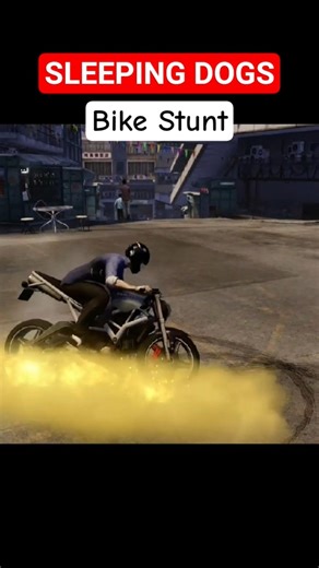 Bike Stunt in Sleeping Dogs Gameplay #sleepingdogs