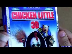 Disney Chicken Little 3D blu ray unboxing review Reversed