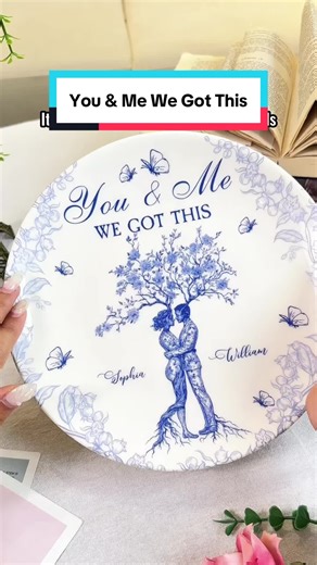 If your love had roots, this is what it’d grow 🌳❤️ #macorner #ceramicplate #couple #anniversarygift