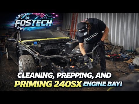 Cleaning & Prepping An Engine Bay - Nissan 240sx