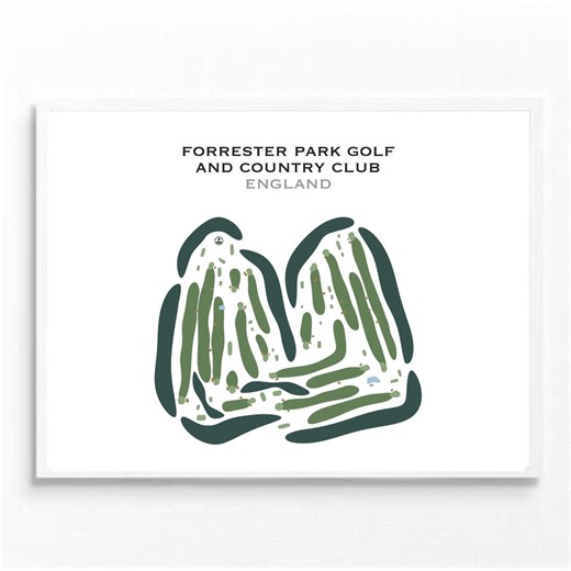 Forrester Park Golf & Country Club, England | Golf Course Map, Golf Map, Golfer Gift for Him, Scorecard Layout, Golfer Gift, Art Print Decor - Etsy UK