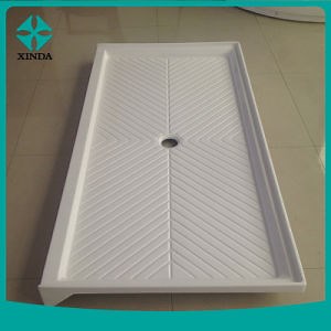 [Hot Item] White Matte Acrylic Shower Plate Stone Shower Base