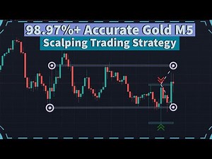 Gold M5 Scalping | Easy 5 Minute Scalping Strategy | Support and Resistance Trading Strategy