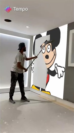 painting of sr pelo mokey #actor #memes #Tempoapp