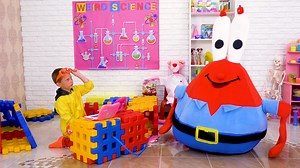 183K views · 2.5K reactions | Slava and Dima fell for outdoor games with water, Nancy takes care of them and they pretend play becoming a good scientists and how to make a giant slime | Toys Review | Facebook