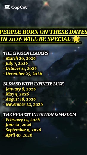 PEOPLE BORN ON THESE DATES IN 2026 WILL BE SPECIAL 🌟‎#shorts #viral #zodiac #trending