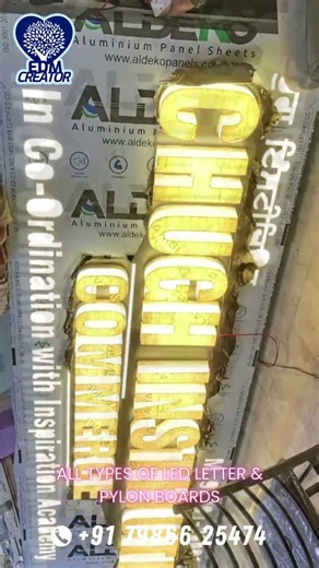 Best Branding Board Showcase 2025 | LED Signage, Pylon Boards & Flex Printing by EDM Creator