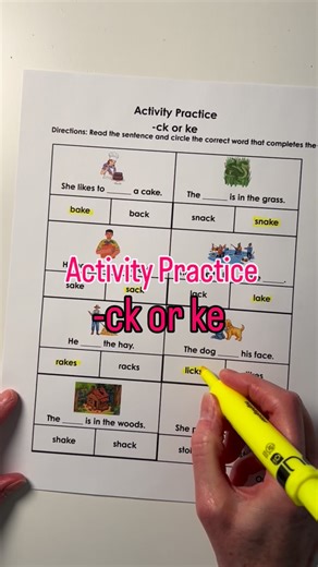 O-G Online Academy on Instagram: "When students learn spelling rules like -ck after a short vowel and the syllable patterns like the VCe pattern makes the vowel long, they stop guessing and start applying what they know. This activity is FREE, and for those who have purchased our “Evolving Instagram Activities” folder in Google Drive, you can find this activity in the “Spelling Rules” folder. ➡️ if you would like this activity, comment “link,” and be sure to like, save, and follow us for more fr