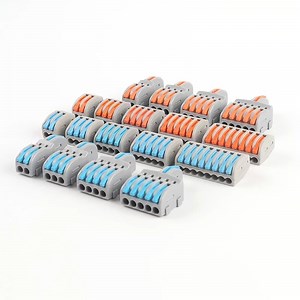[Hot Item] Quick Wire Cable Connectors Universal Compact Conductor Spring Splicing Wiring Connector Push-in Terminal Block Home Spl-2/3