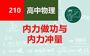【高中物理】210内力做功和内力冲量