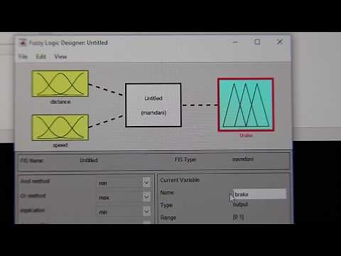 Speed Control System (2 input 1 output Fuzzy Logic controller setup with Matlab