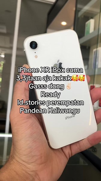 iPhone XR iBox cuma 3,3jtaan aja 🥰#ipxr #iphone #semarang #kaliwungu #semaranghebat