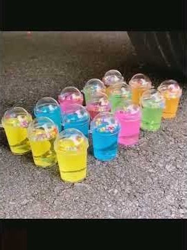 Crunchy ASMR Under Car Tire 😍 | Stress Relief Video#youtube #trending