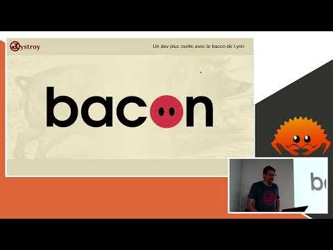 Rust Lyon Meetup #11 - Un dev plus svelte avec le bacon de Lyon — Denys Seguret
