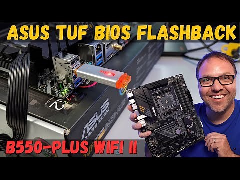 How to use Asus Bios Flashback without CPU on Tuf Gaming B550 Plus WiFi II