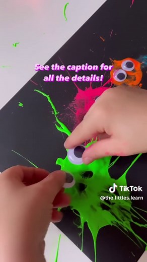 Splat Monsters Art Activity for Kids