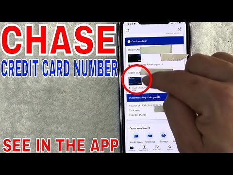 ✅ How To See Full Chase Credit Card Number In App🔴