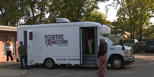 AIDS resource group unveils new mobile testing unit