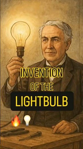 “💡 🔥INVENTION OF THE LIGHTBULB”. #history #facts #historicalmyths