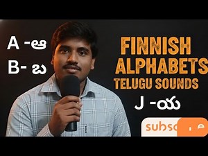 Easy Way to Learn Finnish Alphabet Sounds through Telugu | 2026 Language Guide