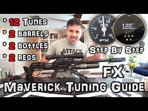 FX Maverick (AIRGUN TUNING GUIDE) !! + Dual Regulator Tuning - Hammer Spring Setup - Airgun Accuracy