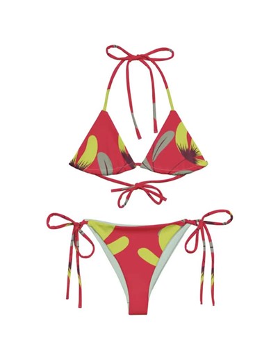 Eco-Friendly Rio Edition 'Linda' String Bikini Set