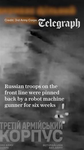 🔴 Ukraine’s robot machine gunner that held off Russia for six weeks The unmanned ground vehicle, no bigger than a ride-on lawnmower, is armed with a .50-calibre M2 Browning machine gun and operated remotely by a soldier as far as 15 miles away Find out more ⬇️ https://www.telegraph.co.uk/world-news/2026/01/16/ukraines-robot-machine-gunner-that-held-off-russia-weeks/?WT.mc_id=tmgoff_fb_reel_that-held-off-russia-weeks/ | The Telegraph