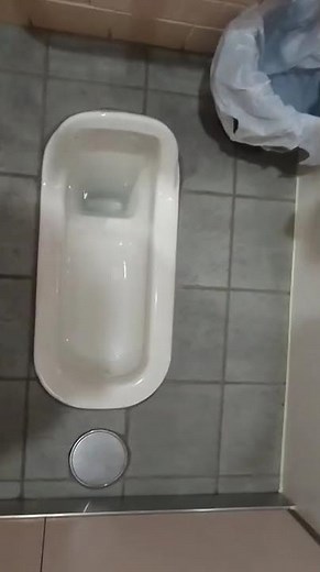 女 子 トイレ【◯ ンコ】潮来駅 和式 トイレ サニタリーボックス Squat toilet 茨城県 水流 wc