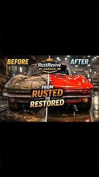 ASMR Car Restoration | 1965 Corvette C2 Full Rust to Showroom Rebuild