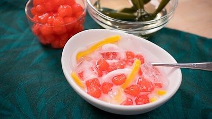 Red Rubies Dessert (Tub Tim Grob) ทับทิมกรอบ - Hot Thai Kitchen