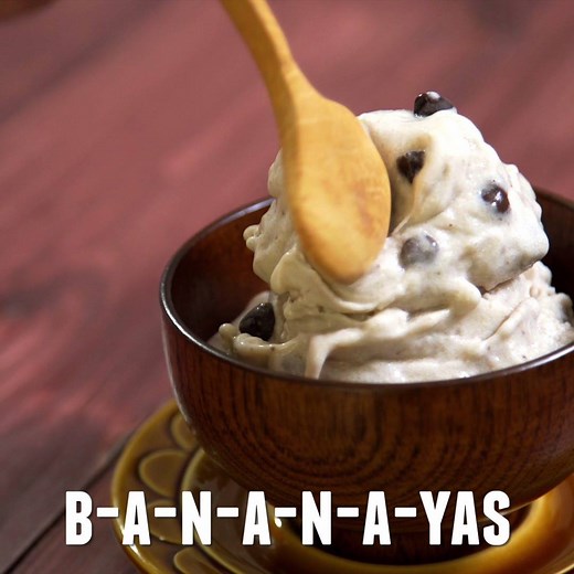20M views · 2.7K reactions | Banana Chocolate Chip "Ice Cream" Full...