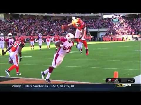 Jerome Simpson on Bengals does Front Flip for Touchdown!!! [HD]