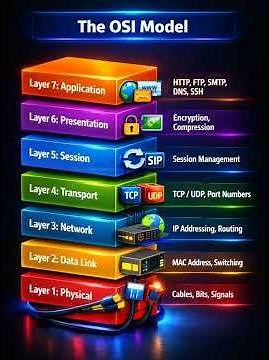 Understanding the OSI Model – 7 Layers of Networking 📡