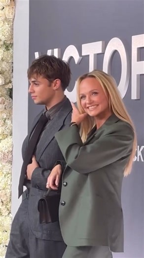 Emma and her son Beau looking absolutely gorgeous tonight at the premiere of Victoria Beckham’s Netflix documentary at Curzon Mayfair, London 🇬🇧 @emmaleebunton @beaubuntonjones Credits: @lilyannescarlett 💕 #emmabunton #redcarpet #victoriabeckham #london #spicegirls #viral #reels #90s #viralvideos | Emma Bunton World