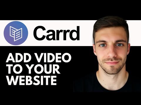 How to Add Video to Your Carrd.co Website 2026 (Embed Video Easily)