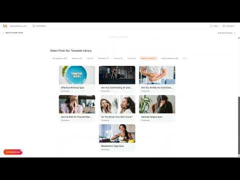 Creating Quiz with LeadQuizzes Template (75+ Pro-Designed Quizzes)