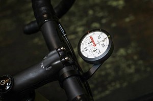 This gorgeous smart speedometer is like a cycling computer with an analog display