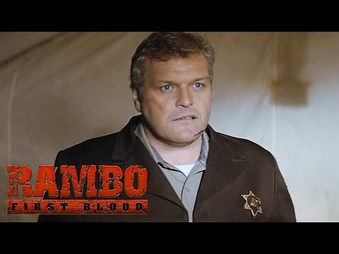 'Colonel Sam Trautman Meets The Sheriff' Scene | Rambo: First Blood
