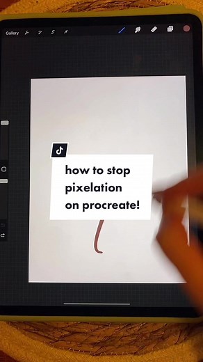 how to stop pixelation in procreate!🤍 I found this so hard at first to understand why this was happening!! but it will always be slightly blurry as procreate is a pixel based app ✨🤍#procreatetips #ukillustrator #ukartist #fyp #foryou #procreateartistsoftiktok