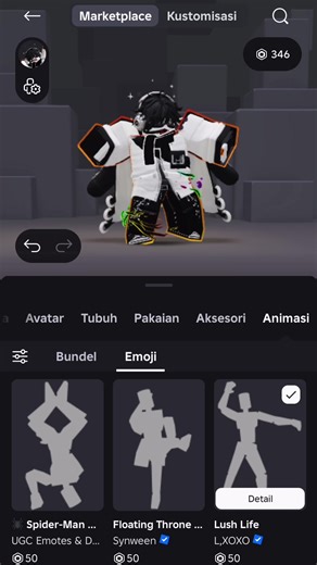 Lush Life Emotes in Roblox