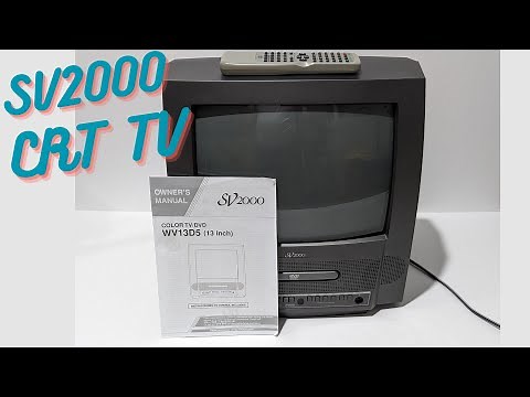 SV2000 CRT Tv With DVD Player Ebay Listing