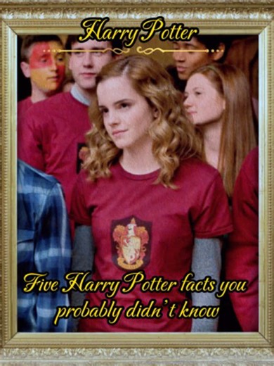 5 Harry Potter Facts You Didn't Know